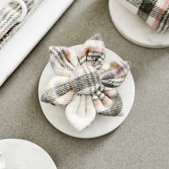 Cocopup Collar Flowers-Spring Plaid Collar Flower