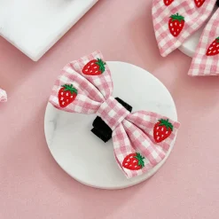 Cocopup Bow Ties-Strawberry Picnic Pup Bow Tie