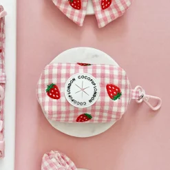 Cocopup Poop Bag Holders | Poop Bag Holders-Strawberry Picnic Pup Poop Bag Holder