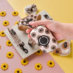 Cocopup Poop Bag Holders | Poop Bag Holders-Sunflowers Poop Bag Holder