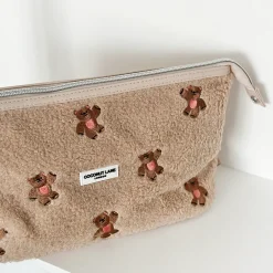 Cocopup Magic Lifestyle Pouch-Theo Embroidered Teddy Magic Lifestyle Pouch - By Coconut Lane