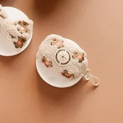 Cocopup Poop Bag Holders | Poop Bag Holders-Theo Embroidered Teddy Poop Bag Holder
