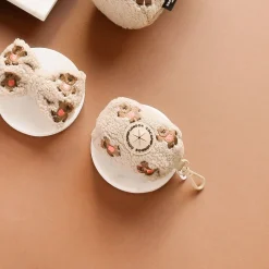Cocopup Poop Bag Holders | Poop Bag Holders-Theo Embroidered Teddy Poop Bag Holder