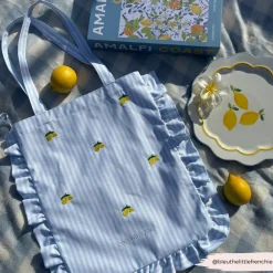 Cocopup Tote Bags-Tote Bag by Coconut Lane - Living La Vida Lemon