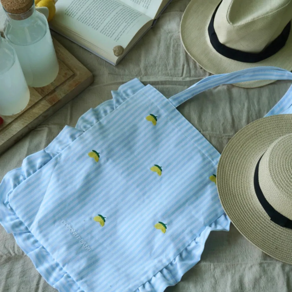 Cocopup Tote Bags-Tote Bag by Coconut Lane - Living La Vida Lemon