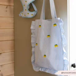 Cocopup Tote Bags-Tote Bag by Coconut Lane - Living La Vida Lemon
