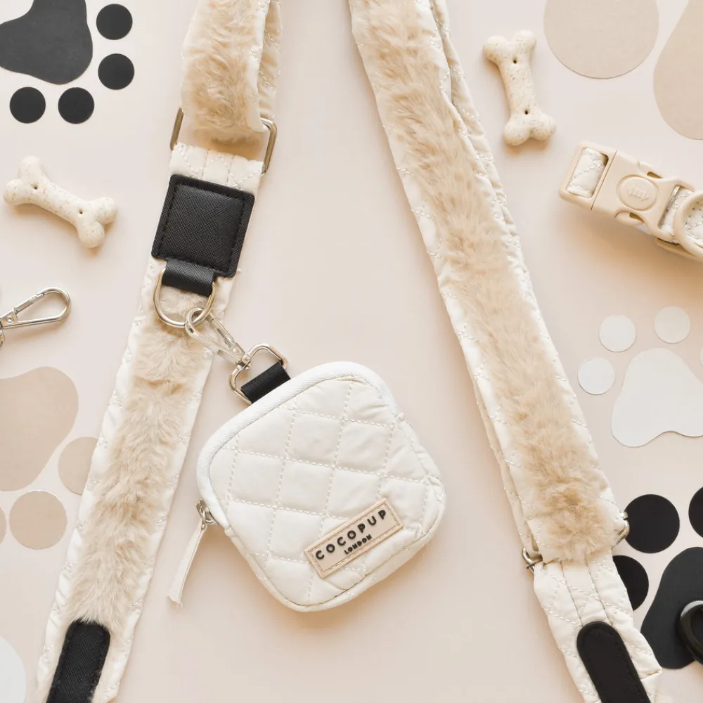 Cocopup Treat Pouches-Treat Pouch - Cream Quilted