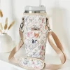 Cocopup Tumbler Carry Cases-Tumbler Carry Case - Quilted Farmyard Friends