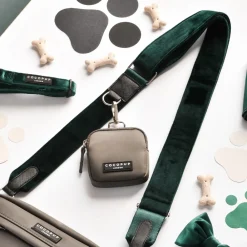 Cocopup Bag Straps-Velvet Bag Strap - Forest Green